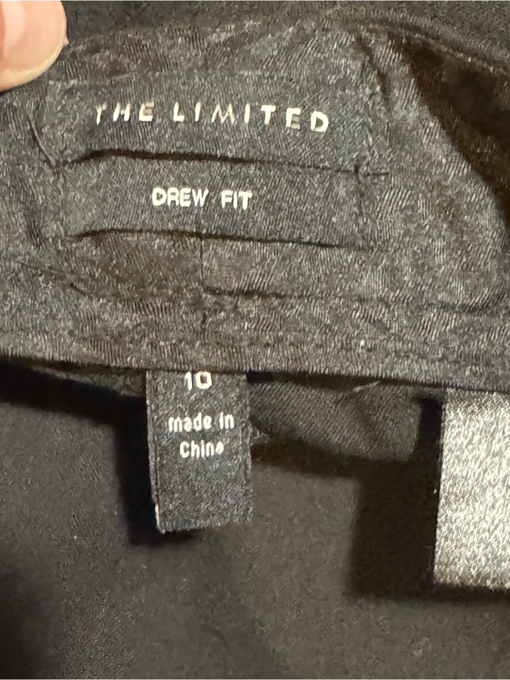 The Limited Black Slim Ankle Pants with Button Cuff - Picture 4 of 4